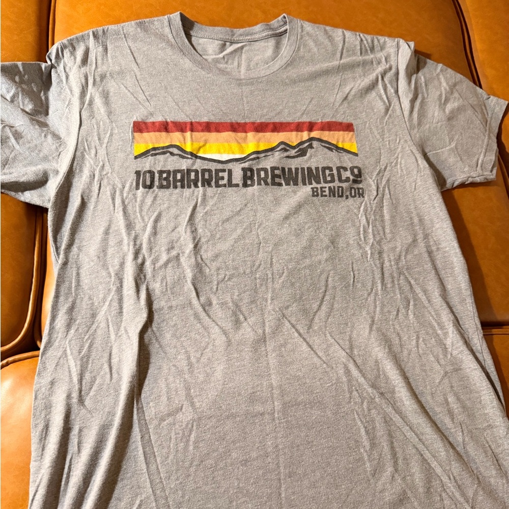 Men’s Gray 10 Barrel Brewing T-Shirt